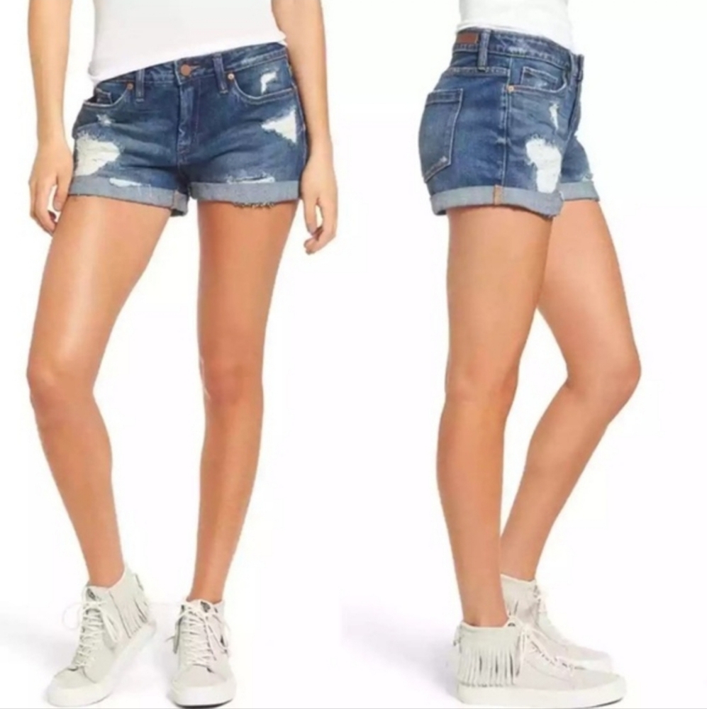 NWT BLANK NYC THE FULTON ROLL UP SHORTS SIZE 29